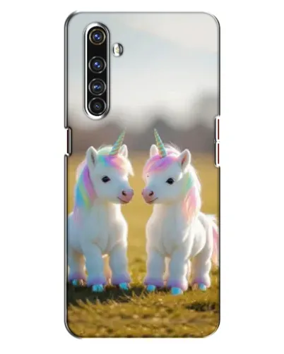 Чехол для Realme X50 Pro с картинкой «Пара единорогов» Чехол для Realme X50 Pro с картинкой «Пара единорогов»
