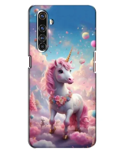 Чехол для Realme X50 Pro с картинкой «Единорог среди облаков» Чехол для Realme X50 Pro с картинкой «Единорог среди облаков»