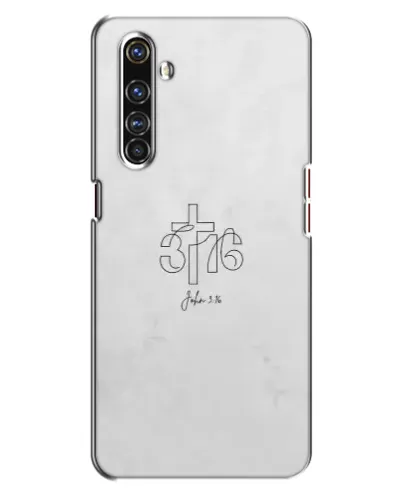 Чехол для Realme X50 Pro с картинкой «Иоанна 3:16 Крест»