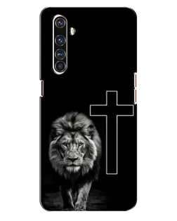 Чехол для Realme X50 Pro с картинкой «Лев и Крест»