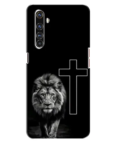 Чехол для Realme X50 Pro с картинкой «Лев и Крест»
