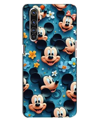 Чехол для Realme X50 Pro с картинкой «Паттерн Микки и Минни»