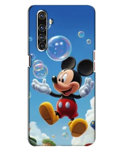 Чехол для Realme X50 Pro с картинкой «Mickey и мыльные пузыри»