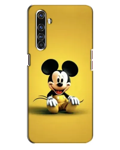 Чехол для Realme X50 Pro с картинкой «Микки на желтом»