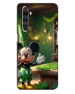 Чехол для Realme X50 Pro с картинкой «Микки в мастерской»