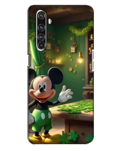 Чехол для Realme X50 Pro с картинкой «Микки в мастерской»