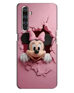 Чехол для Realme X50 Pro с картинкой «Минни сквозь стену»