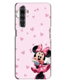 Чехол для Realme X50 Pro с картинкой «Минни Маус и сердечки»