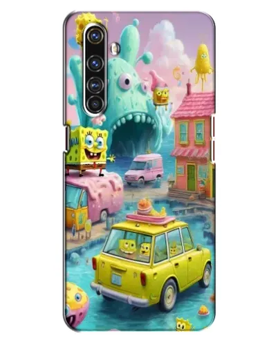 Чехол для Realme X50 Pro с картинкой «Монстр-трак приключения»
