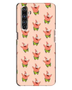 Чехол для Realme X50 Pro с картинкой «Патрик Стар паттерн»