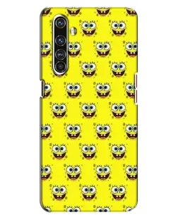 Чехол для Realme X50 Pro с картинкой «Паттерн Губка Боб»