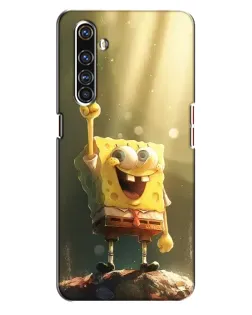 Чехол для Realme X50 Pro с картинкой «Сияющий Спанч Боб»