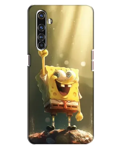 Чехол для Realme X50 Pro с картинкой «Сияющий Спанч Боб»