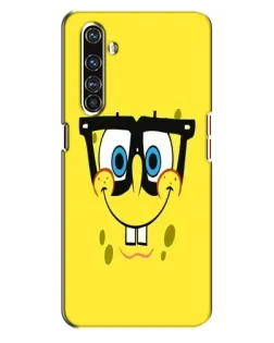Чехол для Realme X50 Pro с картинкой «Минималистичный Спанч Боб» Чехол для Realme X50 Pro с картинкой «Минималистичный Спанч Боб»