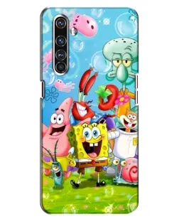 Чехол для Realme X50 Pro с картинкой «Губка Боб и друзья» Чехол для Realme X50 Pro с картинкой «Губка Боб и друзья»