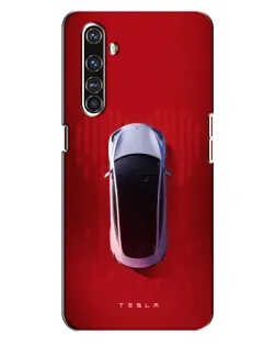 Чохол для Realme X50 Pro з картинкою «Tesla Top View» Чохол для Realme X50 Pro з картинкою «Tesla Top View»