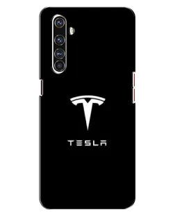 Чехол для Realme X50 Pro с картинкой «Tesla White Logo»