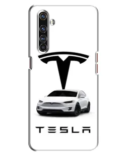 Чехол для Realme X50 Pro с картинкой «Tesla White Style»