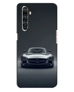 Чехол для Realme X50 Pro с картинкой «Mercedes на черном»