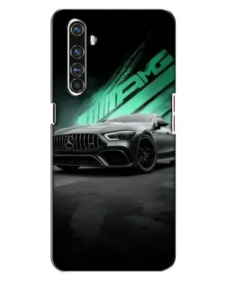 Чехол для Realme X50 Pro с картинкой «Темный Mercedes AMG»
