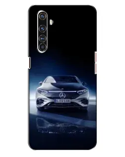 Чехол для Realme X50 Pro с картинкой «Ночной Mercedes EQ»