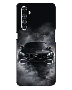Чехол для Realme X50 Pro с картинкой «Mercedes в дыму»