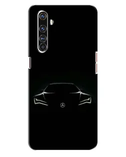 Чохол для Realme X50 Pro з картинкою «Mercedes — силует авто»