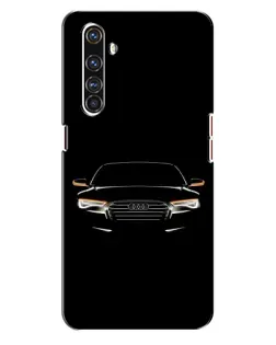Чехол для Realme X50 Pro с картинкой «Audi — ночной контур»