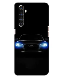 Чехол для Realme X50 Pro с картинкой «Audi в неоне»