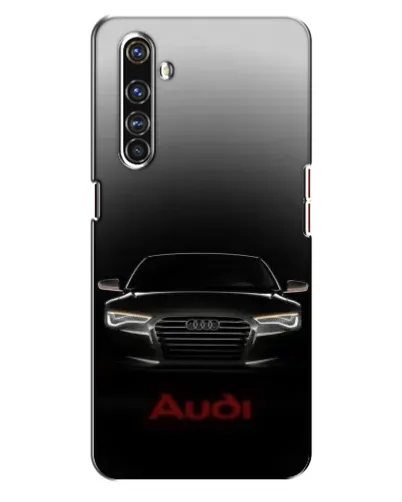 Чехол для Realme X50 Pro с картинкой «Audi — градиентный контур»