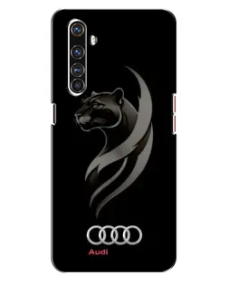 Чехол для Realme X50 Pro с картинкой «Графика — пантера и Audi»