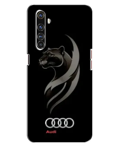 Чехол для Realme X50 Pro с картинкой «Графика — пантера и Audi»