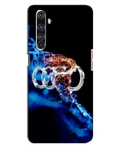 Чехол для Realme X50 Pro с картинкой «Энергия лого Audi»