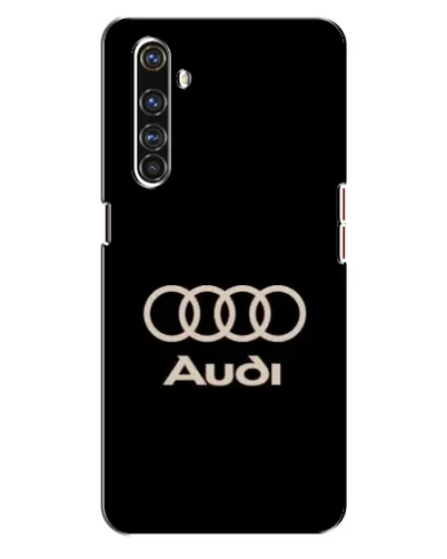 Чехол для Realme X50 Pro с картинкой «Audi — золотой логотип»