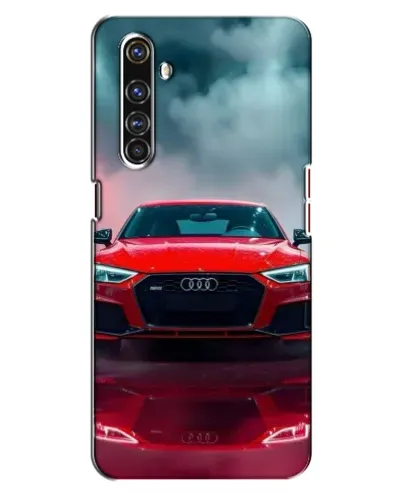 Чехол для Realme X50 Pro с картинкой «Audi RS — красный стиль»