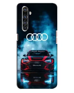 Чехол для Realme X50 Pro с картинкой «Audi Sport — неон»