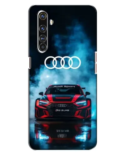 Чехол для Realme X50 Pro с картинкой «Audi Sport — неон»