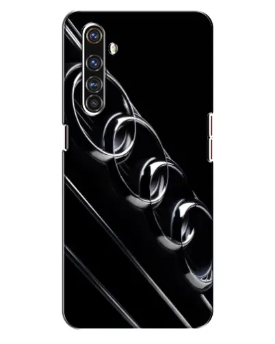 Чехол для Realme X50 Pro с картинкой «Audi — абстрактные кольца»