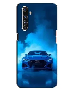 Чехол для Realme X50 Pro с картинкой «Audi — голубая энергия»