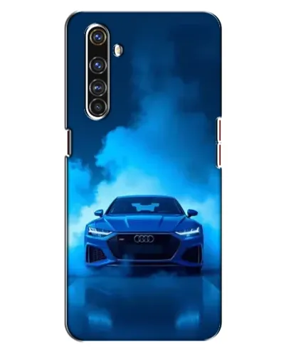Чехол для Realme X50 Pro с картинкой «Audi — голубая энергия»