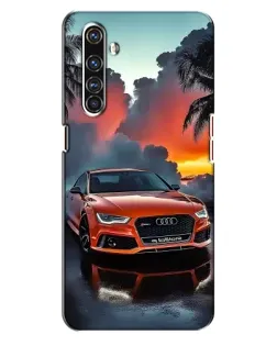 Чехол для Realme X50 Pro с картинкой «Audi — закат»