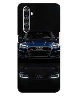 Чехол для Realme X50 Pro с картинкой «Audi — ночное отражение»