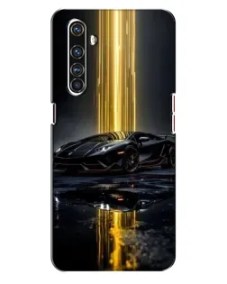 Чехол для Realme X50 Pro с картинкой «Ночной Lamborghini драйв»