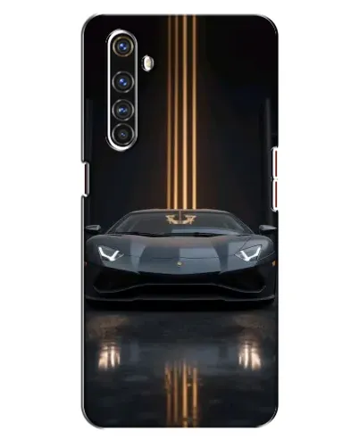 Чехол для Realme X50 Pro с картинкой «Lamborghini золотые линии» Чехол для Realme X50 Pro с картинкой «Lamborghini золотые линии»
