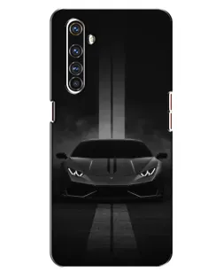 Чехол для Realme X50 Pro с картинкой «Lamborghini симметрия дорог»