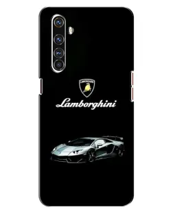 Чехол для Realme X50 Pro с картинкой «Логотип Lamborghini классика»