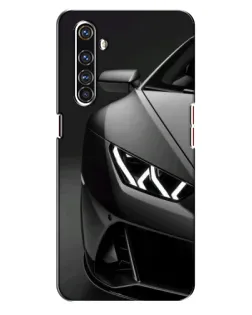 Чехол для Realme X50 Pro с картинкой «Lamborghini фары детализация»