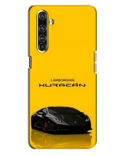 Чехол для Realme X50 Pro с картинкой «Lamborghini Huracan черный»