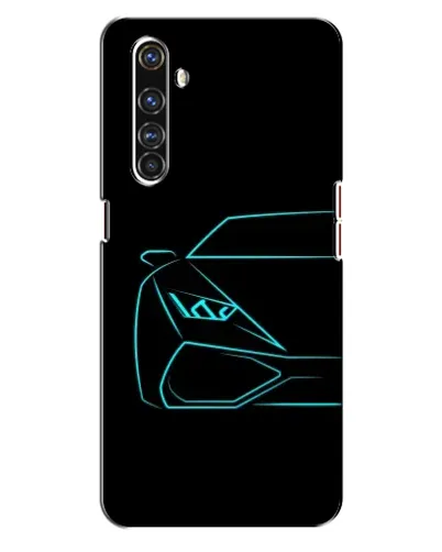 Чехол для Realme X50 Pro с картинкой «Голубой силуэт Lamborghini» Чехол для Realme X50 Pro с картинкой «Голубой силуэт Lamborghini»