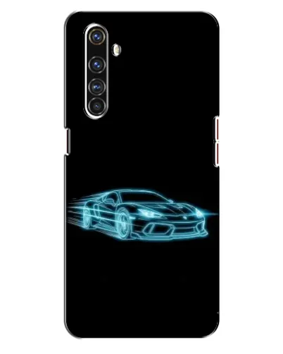 Чехол для Realme X50 Pro с картинкой «Неоновый контур Lamborghini» Чехол для Realme X50 Pro с картинкой «Неоновый контур Lamborghini»
